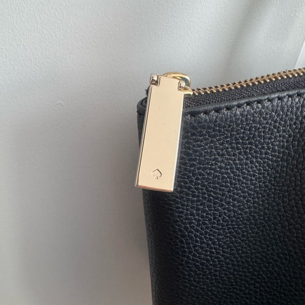 Kate Spade Black Pebbled Leather Tote - Picture 3 of 12
